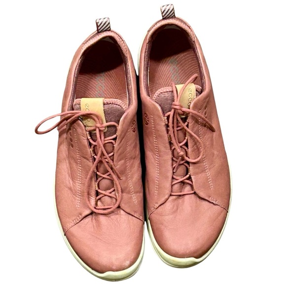 ECCO Golf Biom Hybrid Leather Sneakers | Size 9 US / 40 EU | Rose Pink - Picture 1 of 10